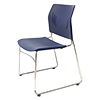 Sled Base Plastic Stacking Chair
